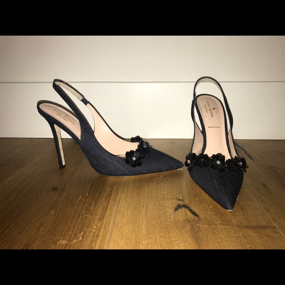 Kate Spade blue heels
